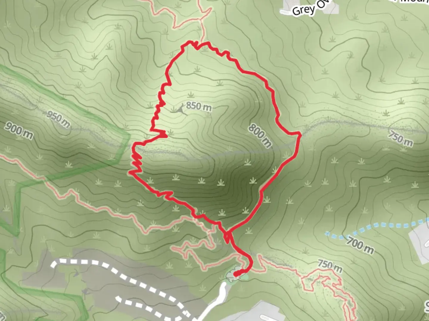 An image depicting the trail Promenade and Western Loop Trail and its surrounding area.
