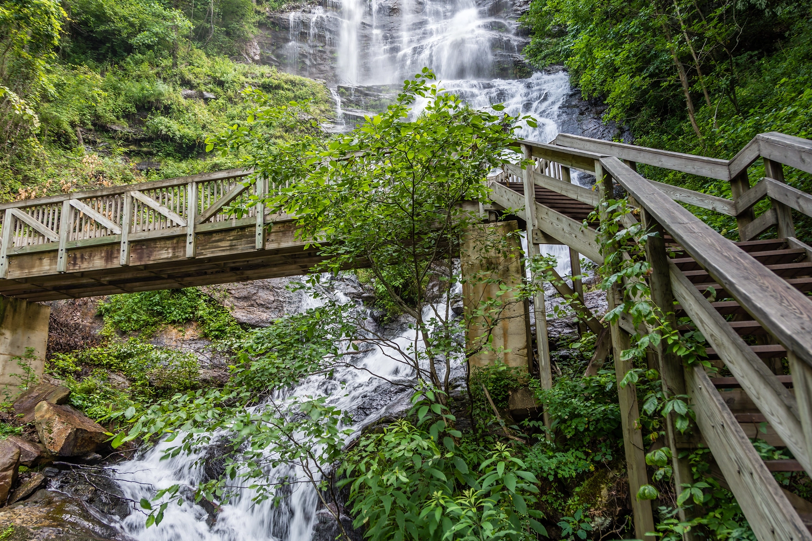 An image depicting the trail Creek Trail and AT Approach Trail Loop and its surrounding area.