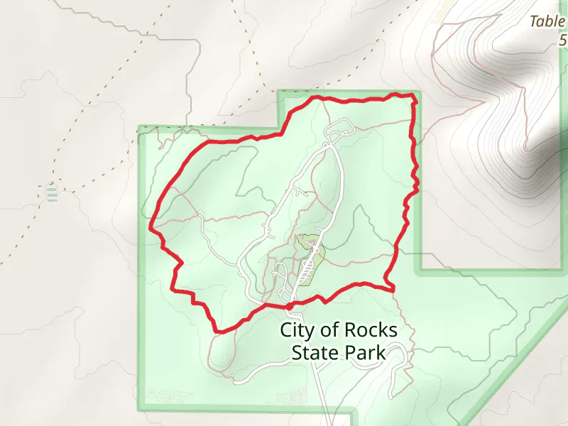 City of Rocks State Park Long Loop