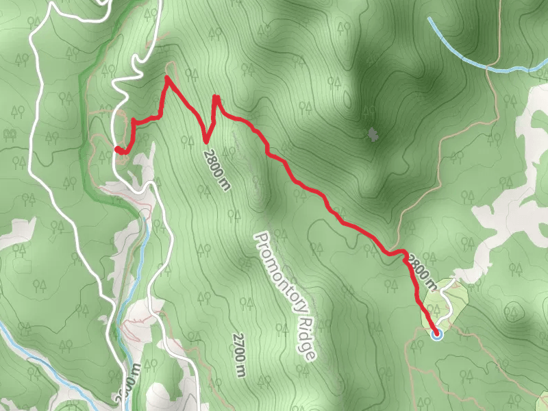 Coyote Trail mobile static map