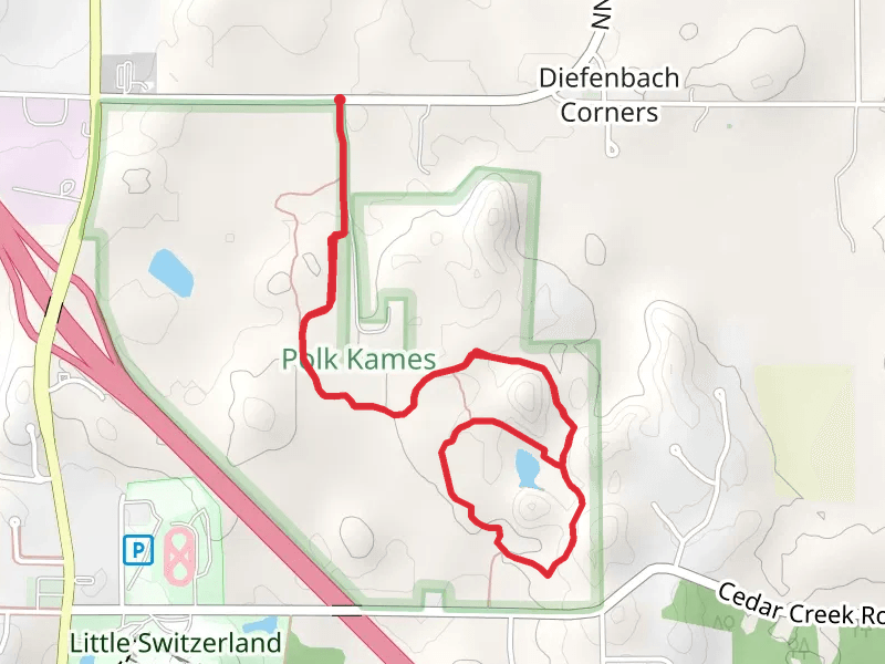 Polk Kames State Ice Age Trail Area