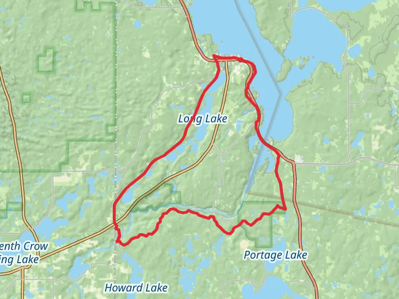 Shingobee Trail, Paul Bunyan Trail and Heartland Trail Loop