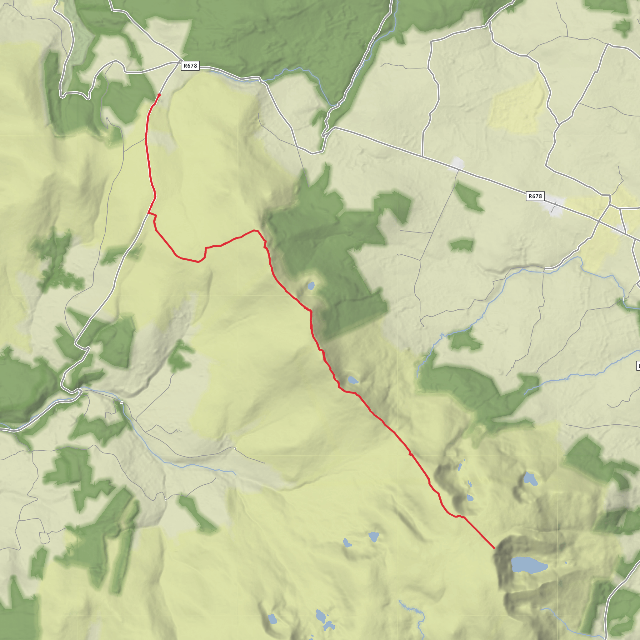 JB Comeraghas Advanced Route 2026 mobile static map