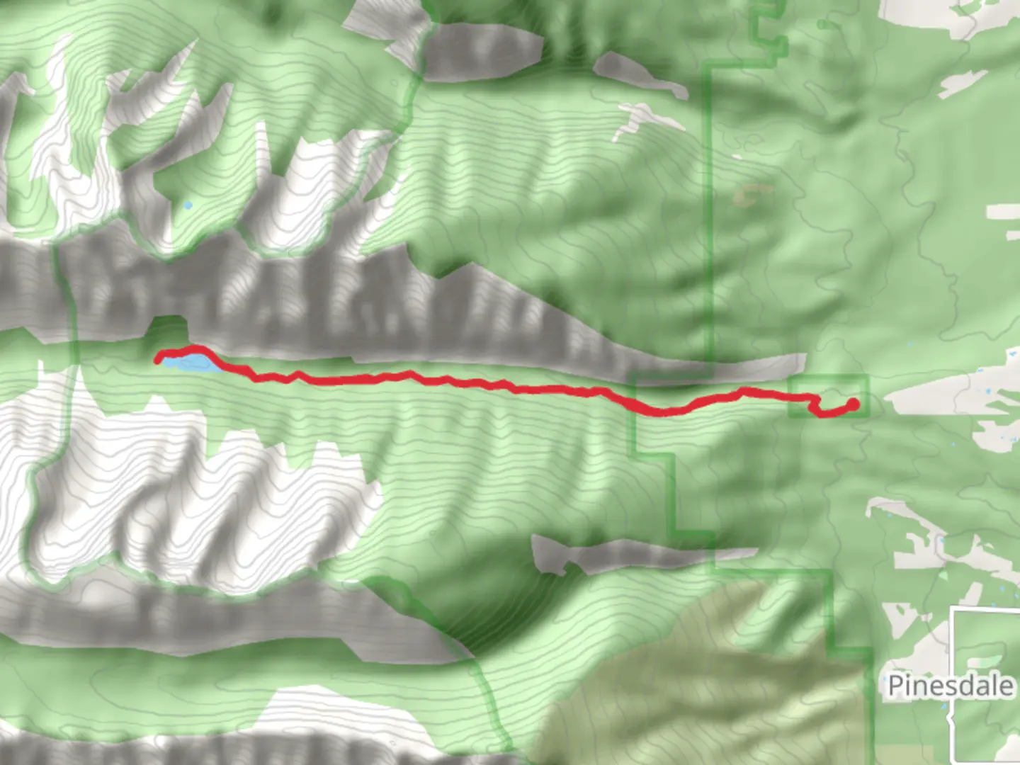 An image depicting the trail Fred Burr Trail and its surrounding area.