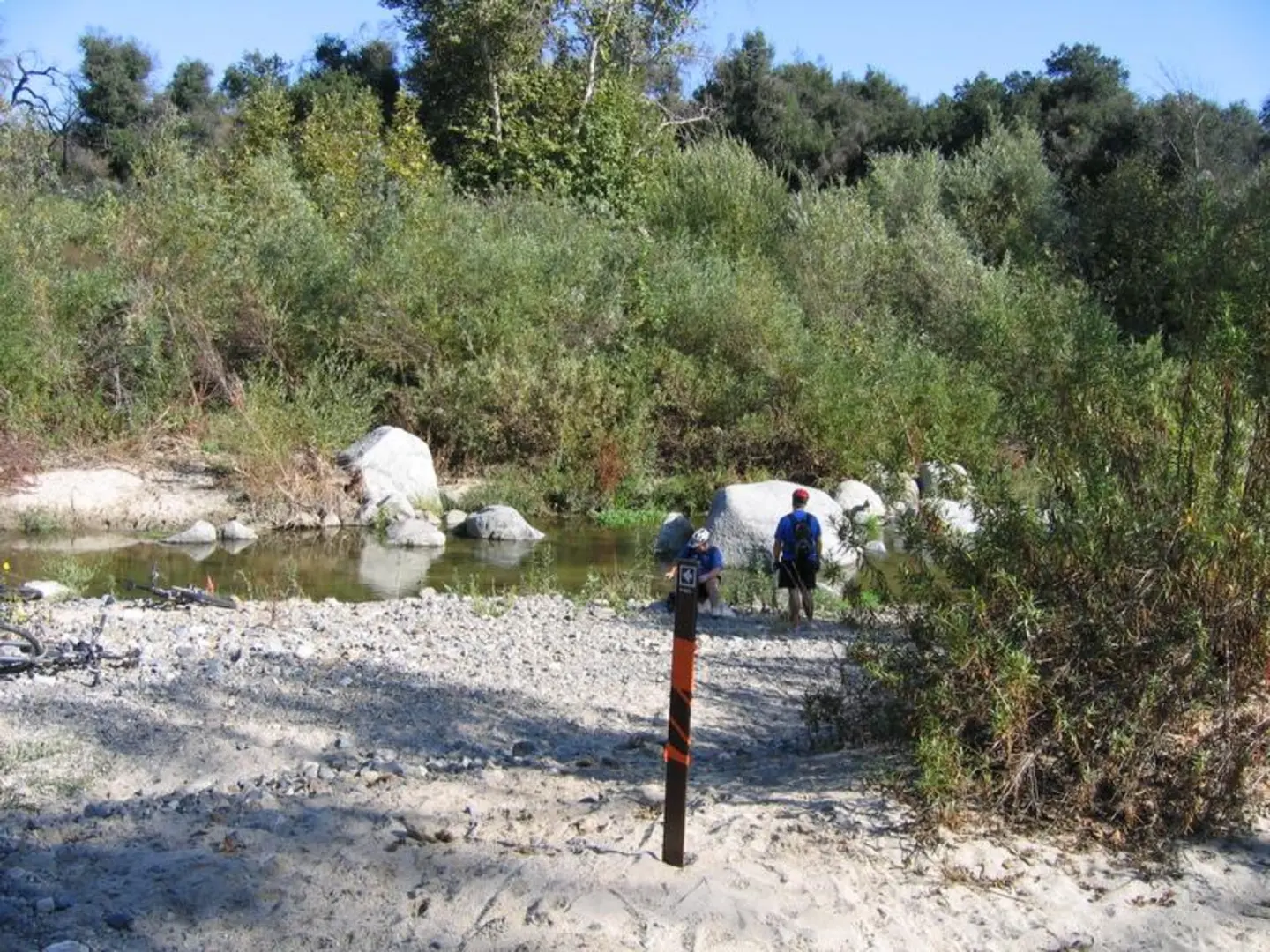 An image depicting the trail Santa Margarita River Walk and its surrounding area.