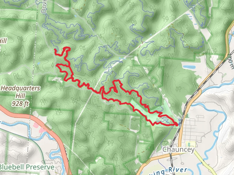 Coal Train Loop to Tipple Top Trail