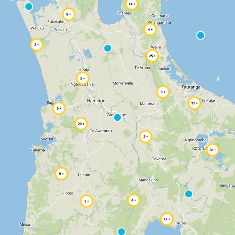 Waikato Region Static Map
