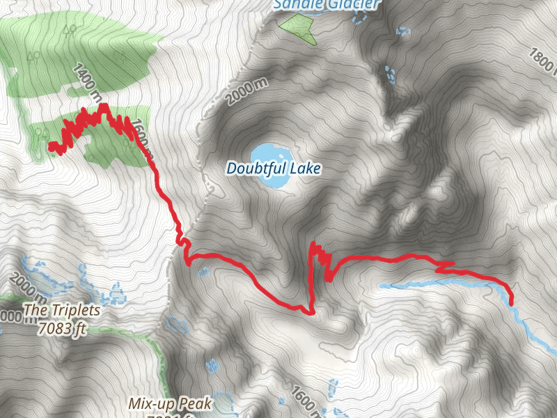 Basin Creek Camp via Cascade Pass Trail