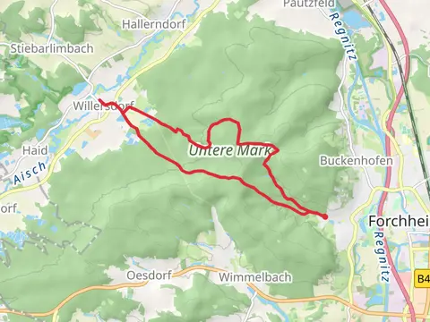 Burk-Schlammersdorf, Lauferlebnis Fraenkische Schweiz and Burk Lunzkeller