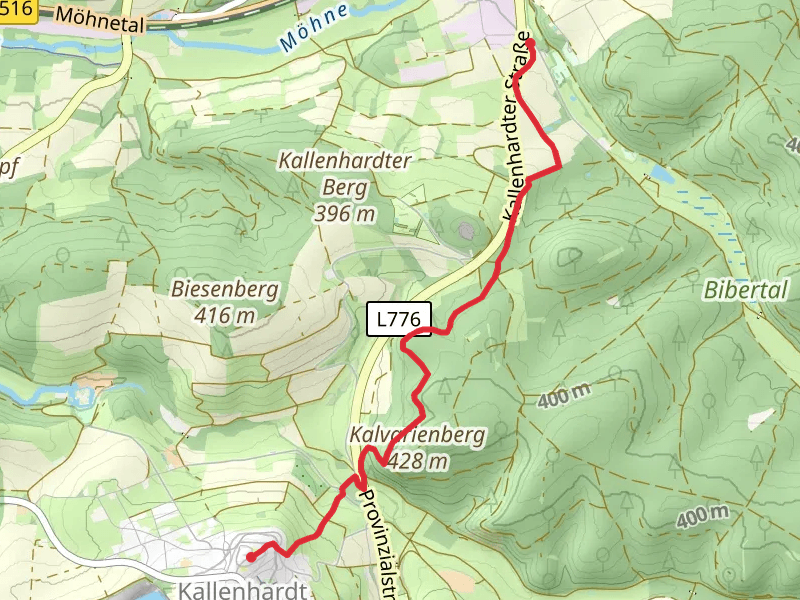 Kallenhardt to Biberbad Walk
