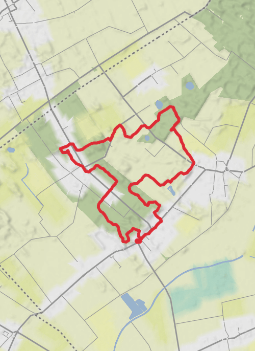 wandeling Frederiksoord  mobile static map