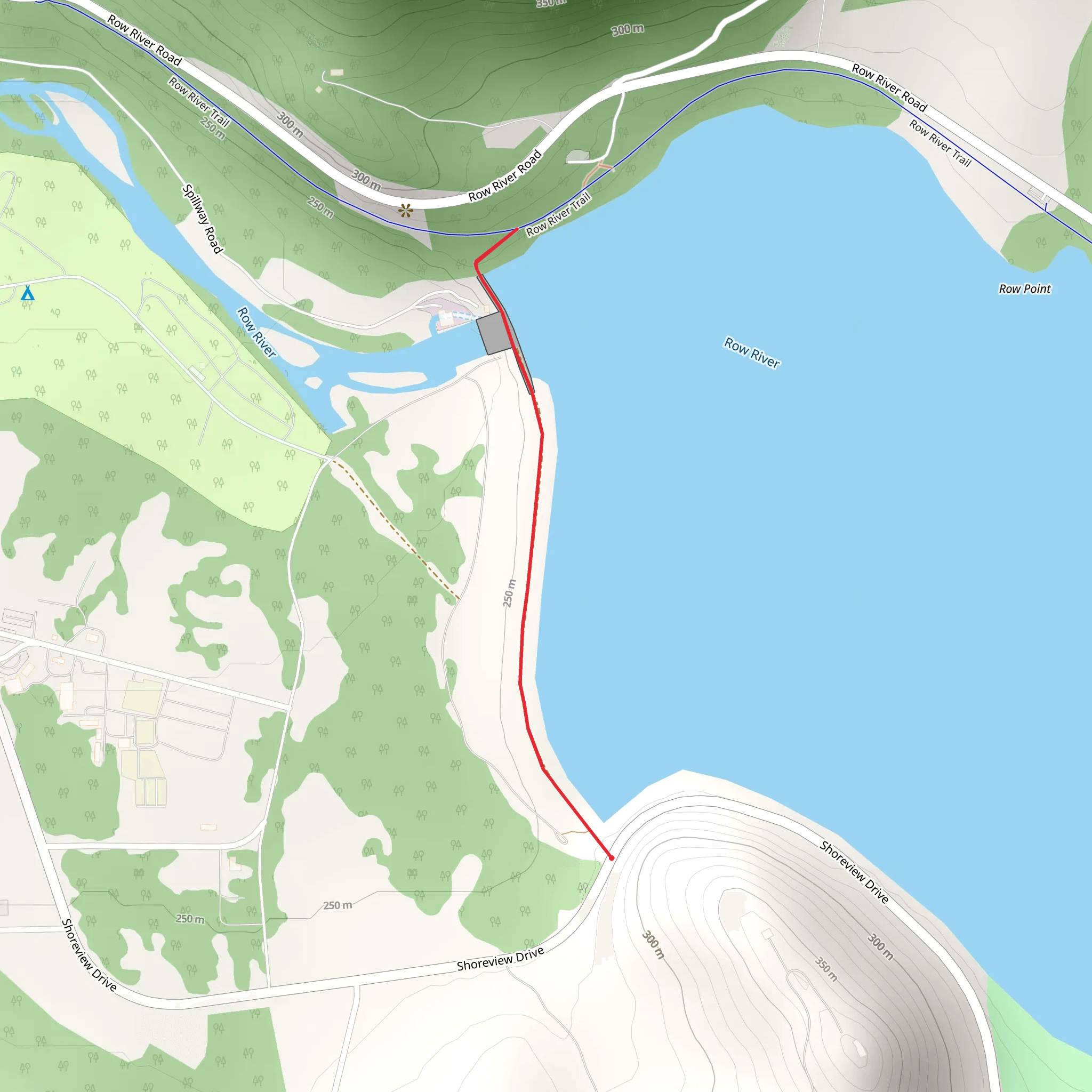 Schwartz Park Shore Walk mobile static map