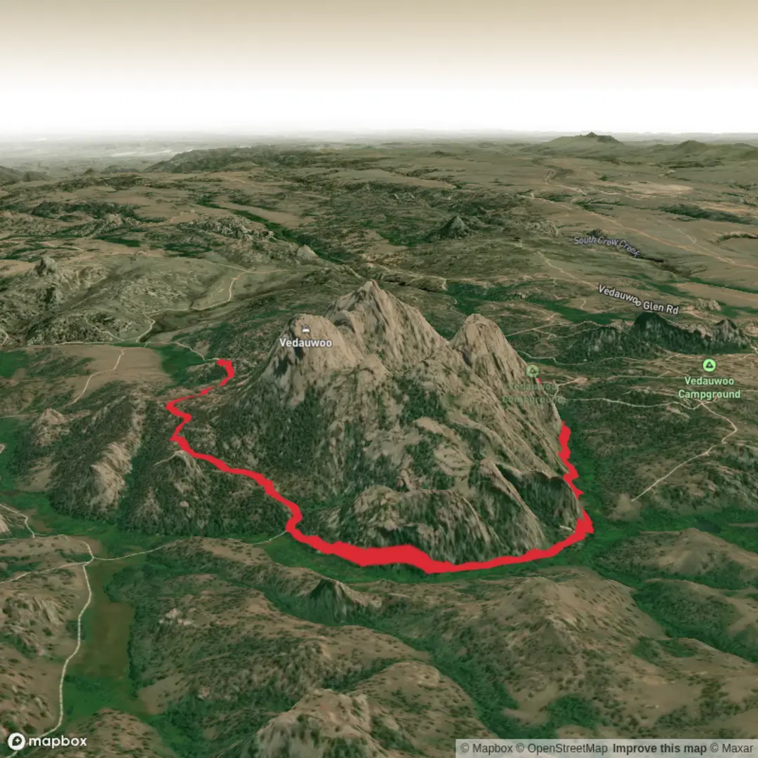 An image depicting the trail Turtle Rock Loop Trail and its surrounding area.