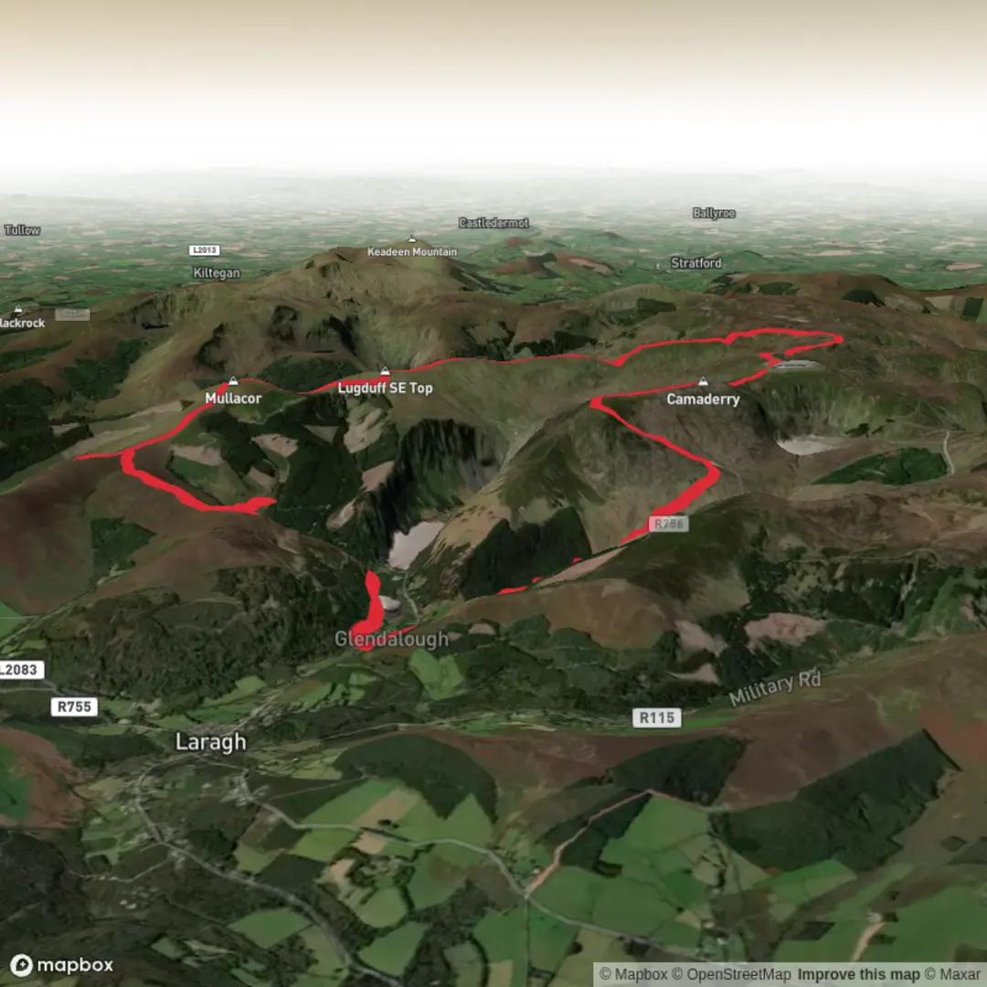 An image depicting the trail R757 - May 30 and its surrounding area.