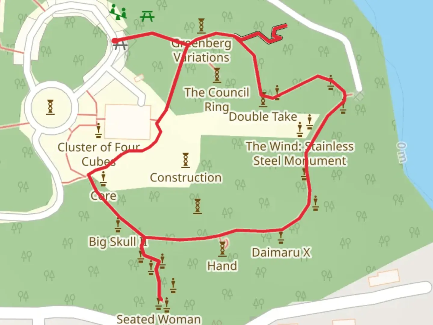 An image depicting the trail Saint John Creek Overlook Loop and its surrounding area.
