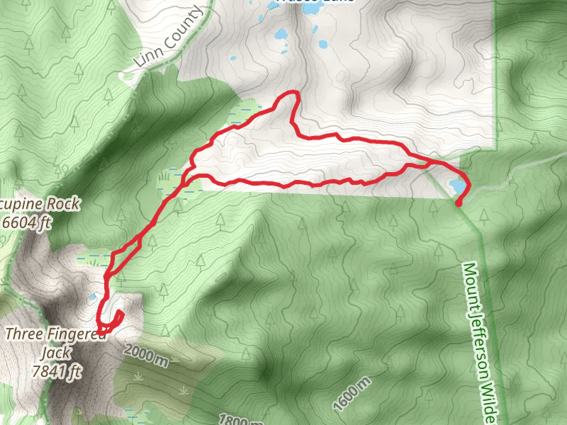 Canyon Creek Trail, Glacier View Trail Loop