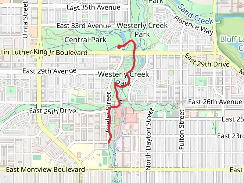 Westerly Creek Trail Out and Back