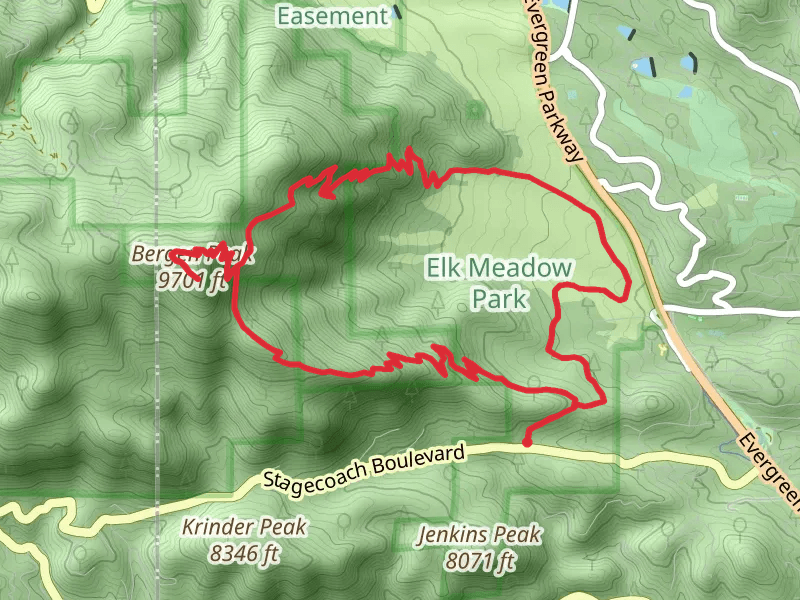 Bergen Peak Loop Trail