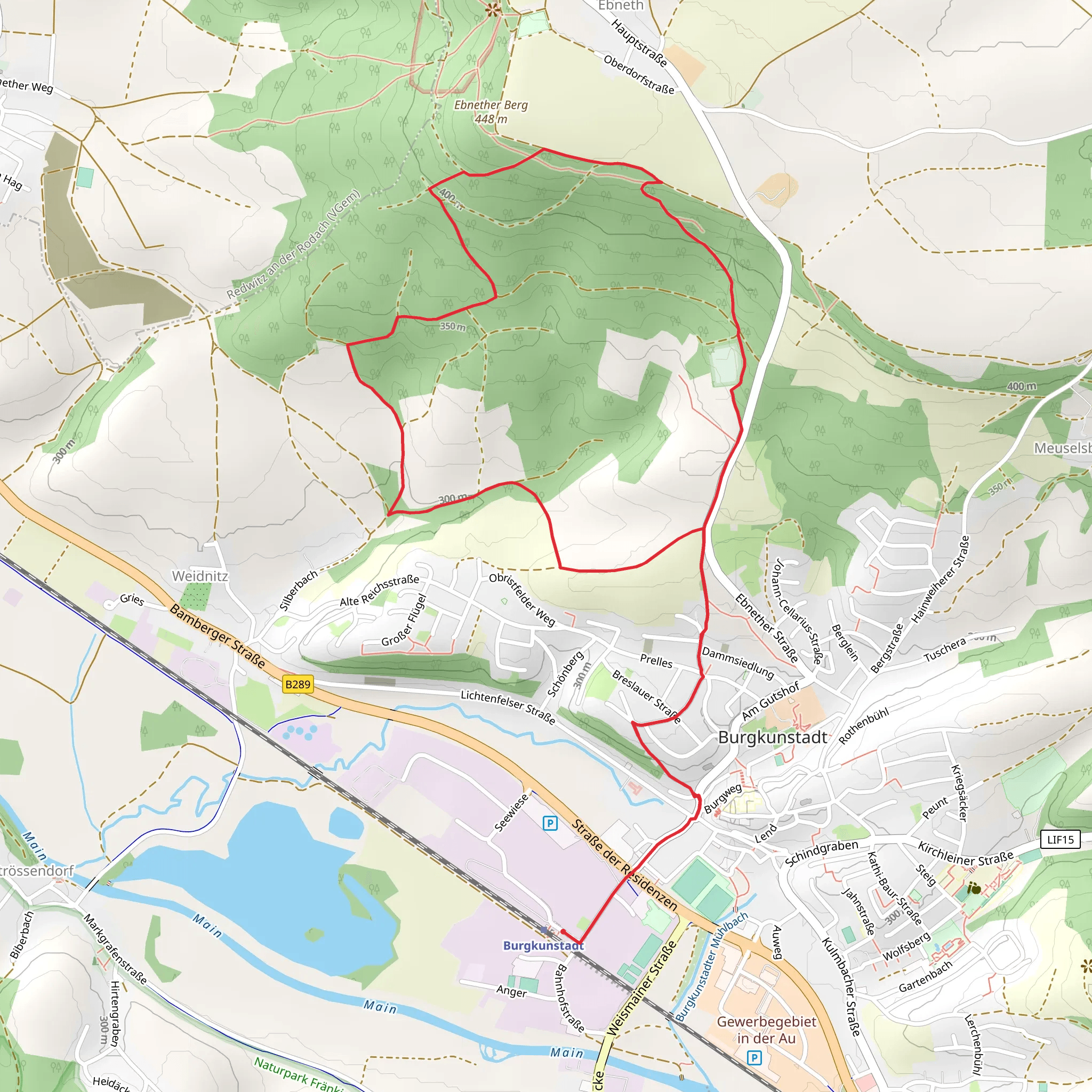 Raeuberpfad mobile static map
