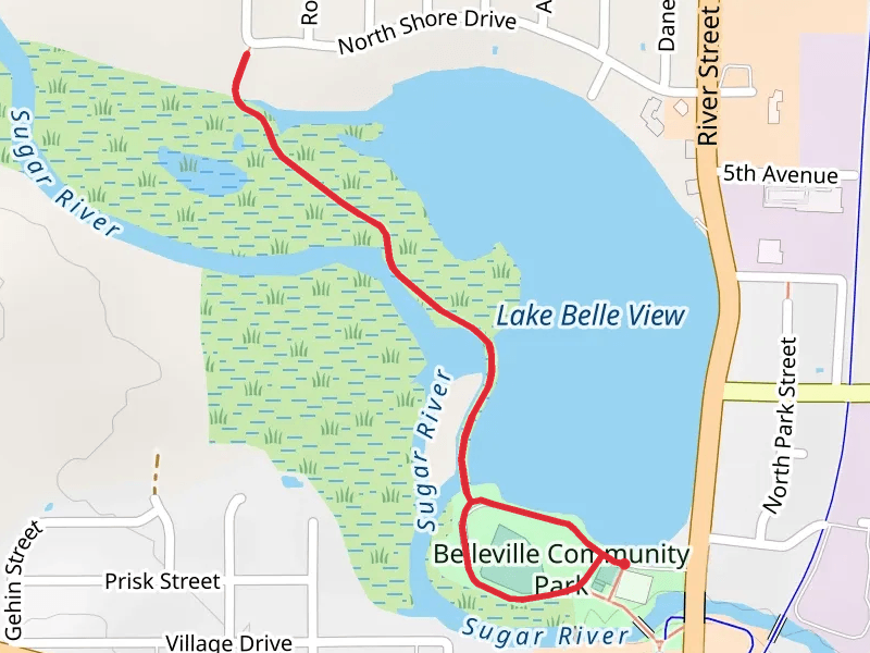 Belleville Community Park and Sugar River