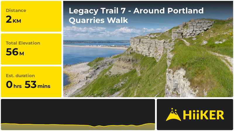 Legacy Trail 7 - Around Portland Quarries Walk | Dorset | England