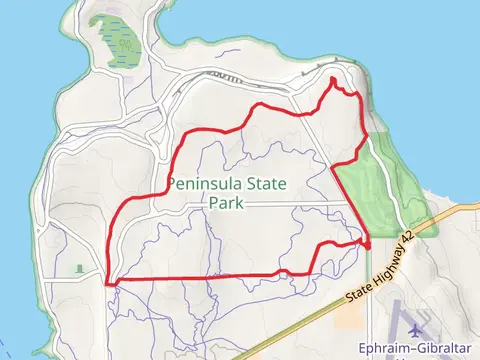 Eagle Trail big Loop from Middle Road