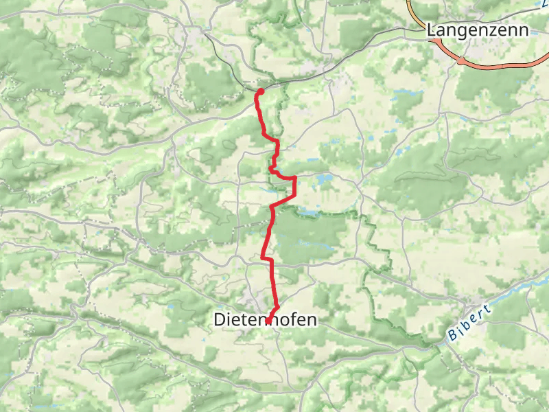Dietenhofe to Adelsdorf via Rotpunkt