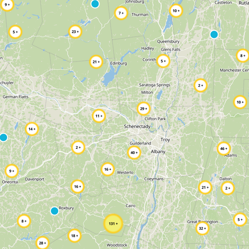 Schenectady County Static Map