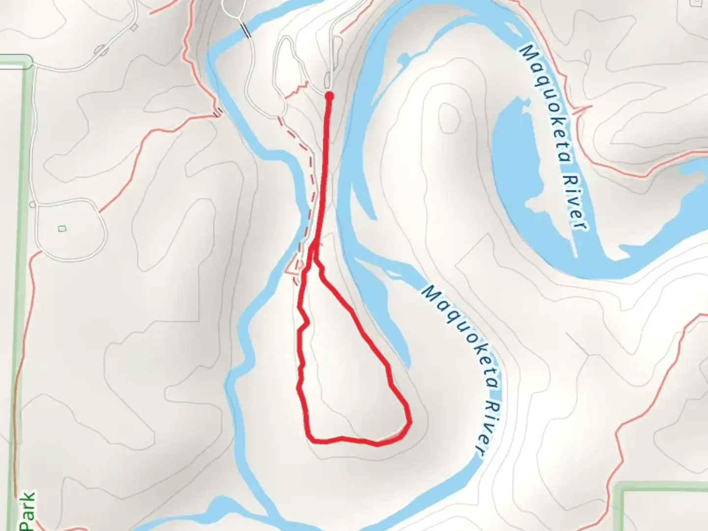 An image depicting the trail Backbone Loop Trail and its surrounding area.