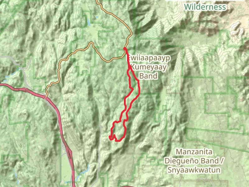 Long Canyon Creek and PCT Loop