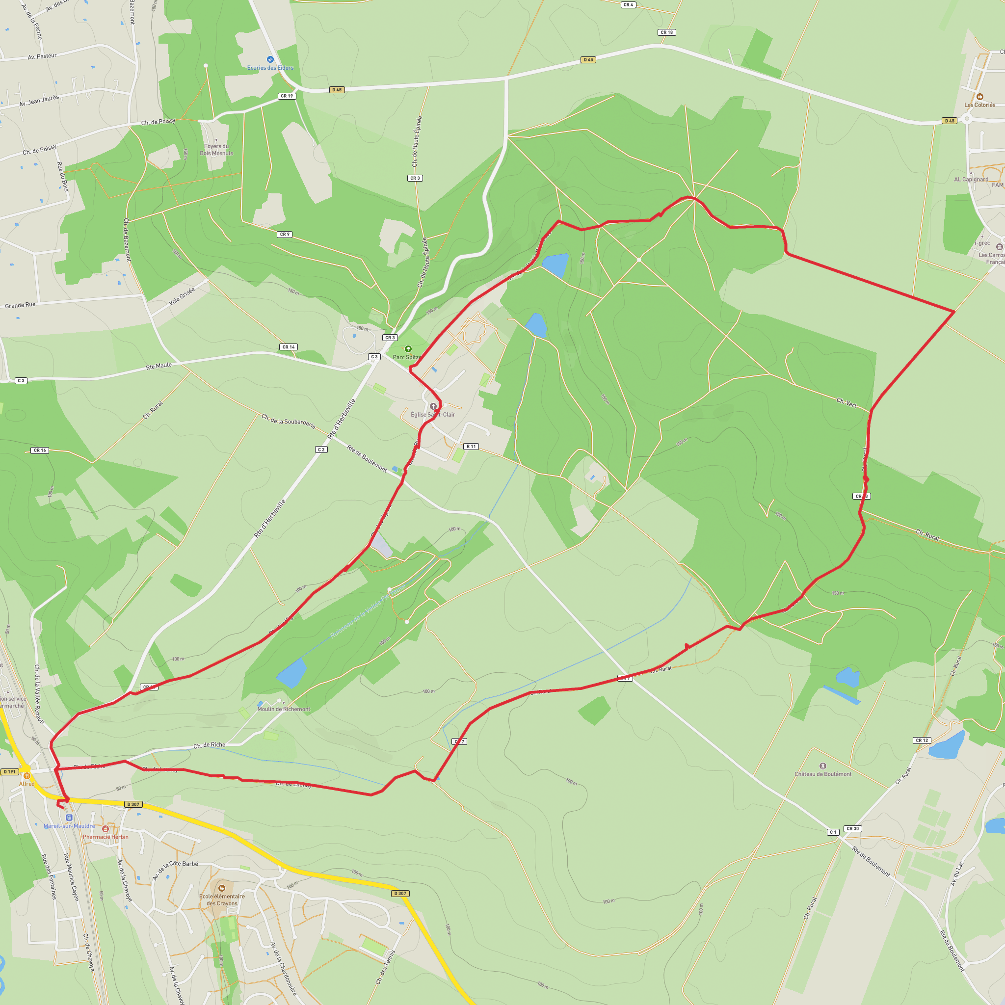 Mareil-sur-Mauldre mobile static map