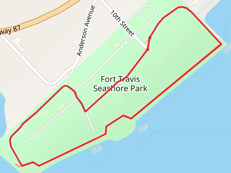 Fort Travis Seashore Park Loop