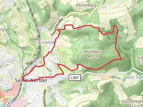 Sankt Wendel and Bergmannsquelle Loop