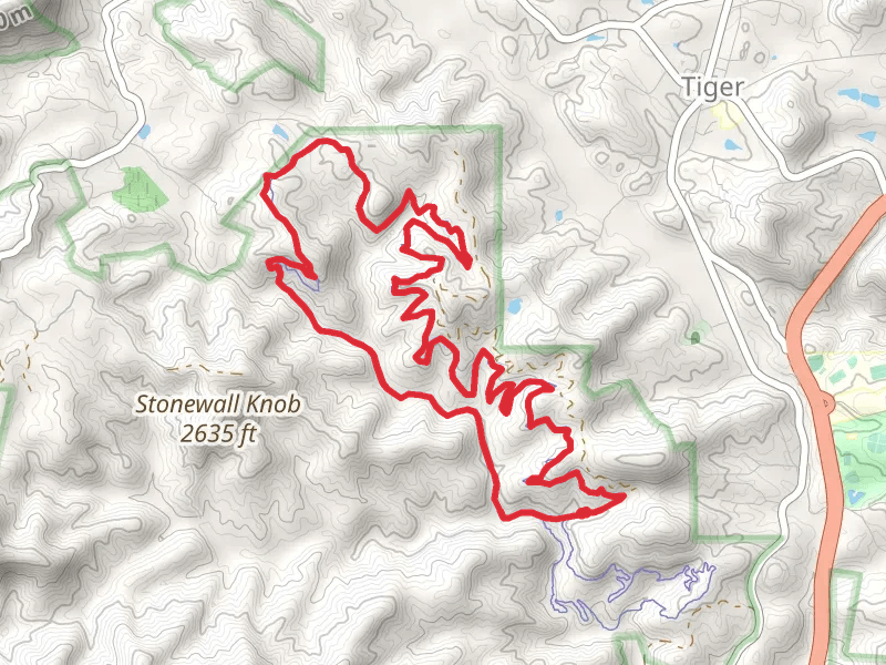 Stonewall Falls Mountain Trail and Stonewall Creek Loop