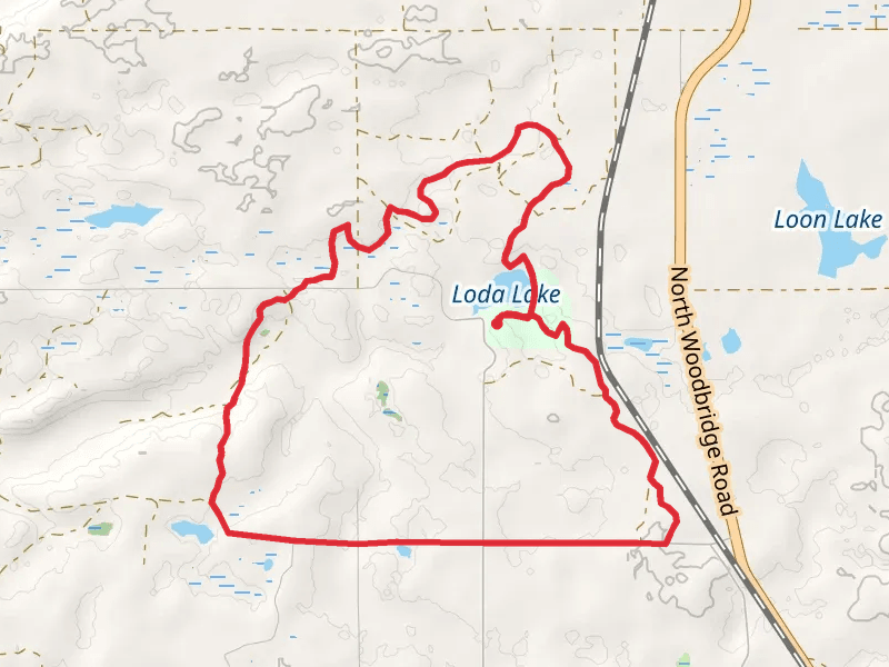 Loda Lake, North Country National Scenic Trail and Birch Grove Trail Loop