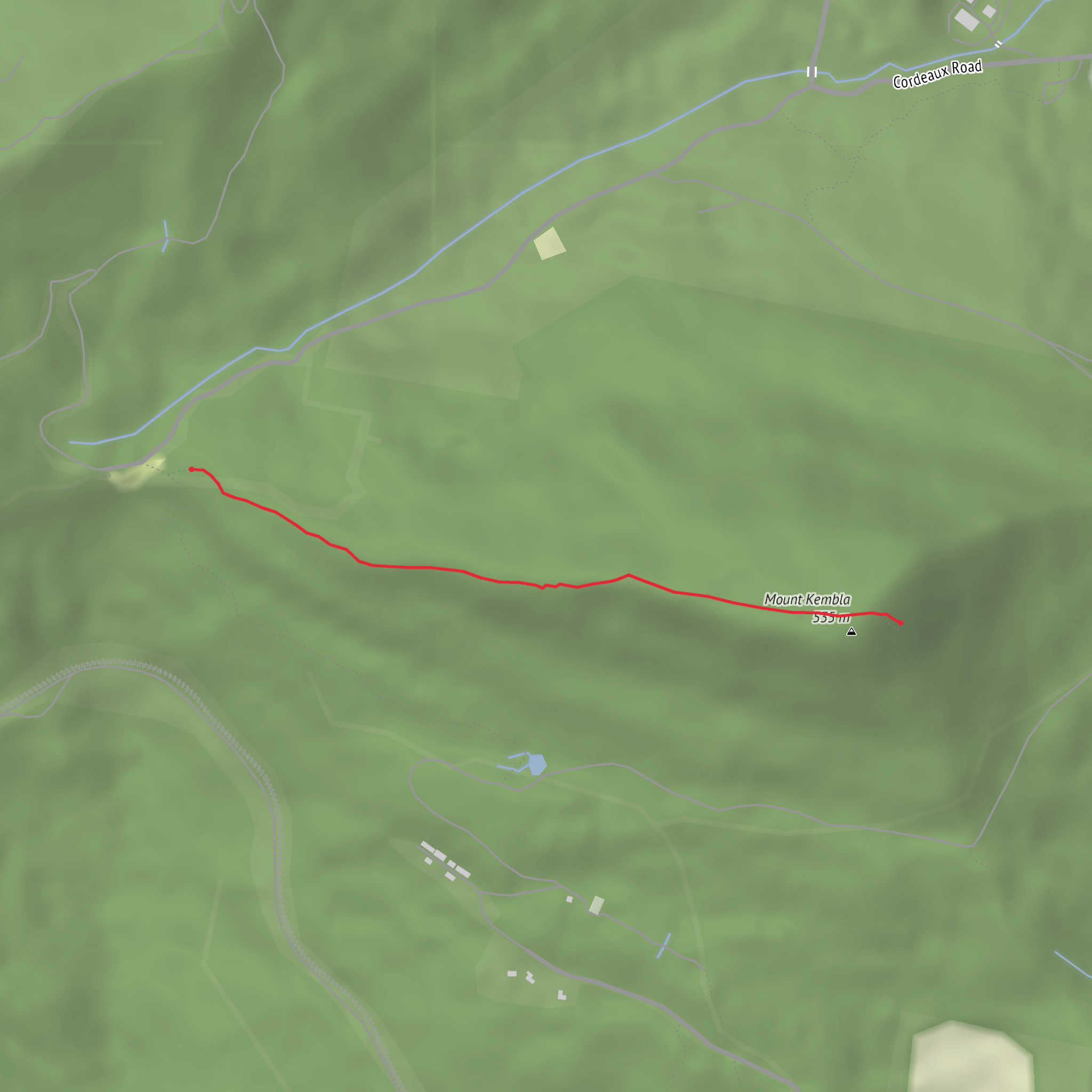 Mount Kembla Summit mobile static map