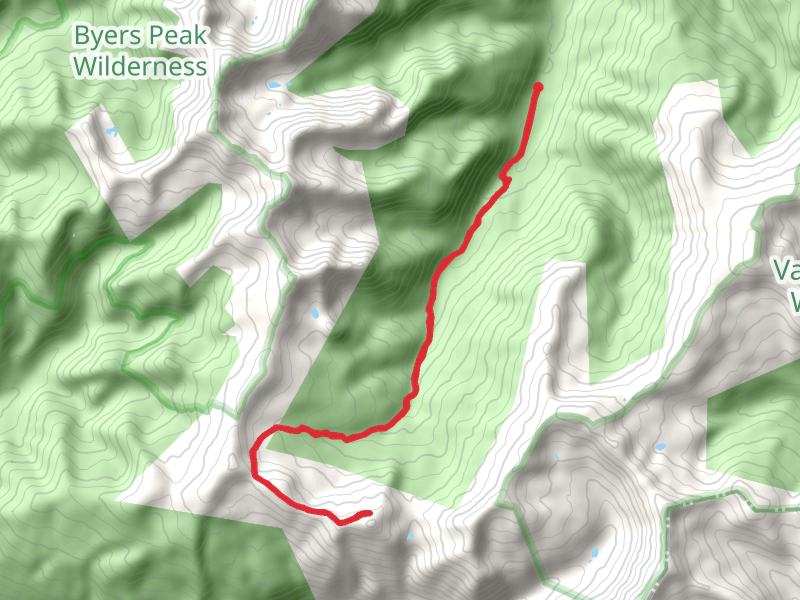 Saint Louis Peak via Saint Louis Creek Road