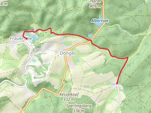 Frauensee to Weissendiez via Frauenseer Weg