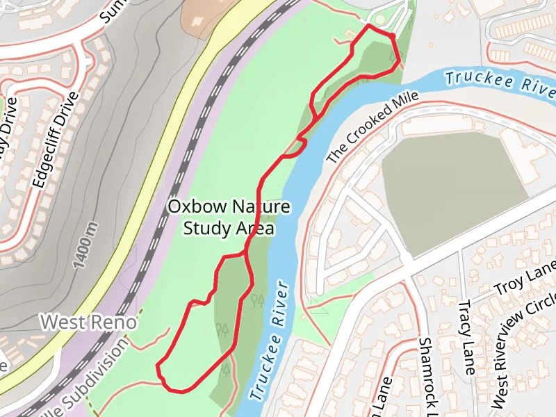Oxbow Nature Study Area - Truckee River