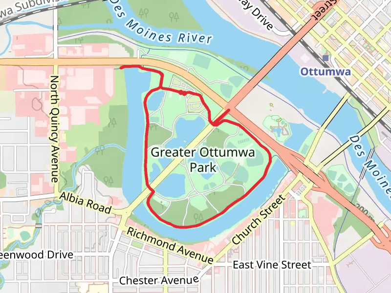 Great Ottumwa Park Loop
