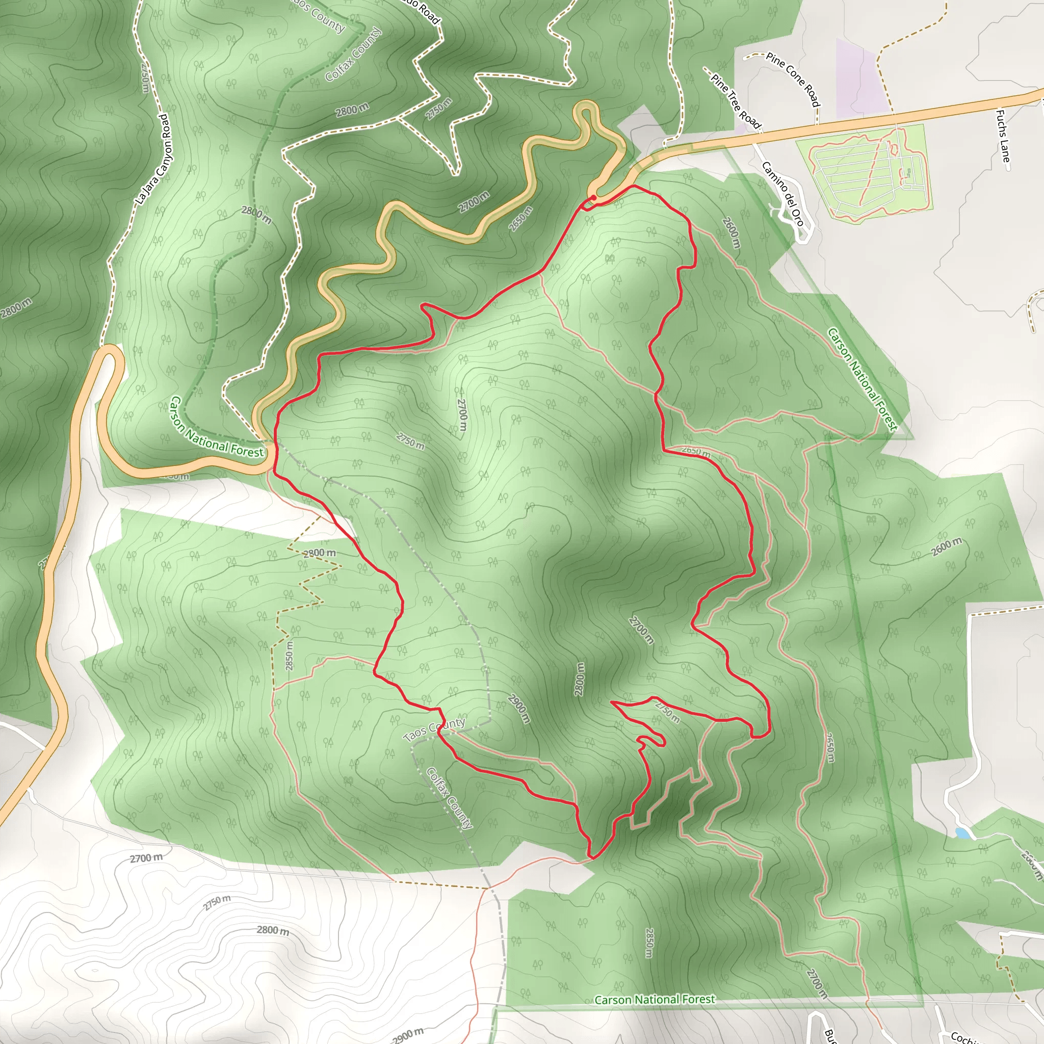 Elliot Barker Loop mobile static map