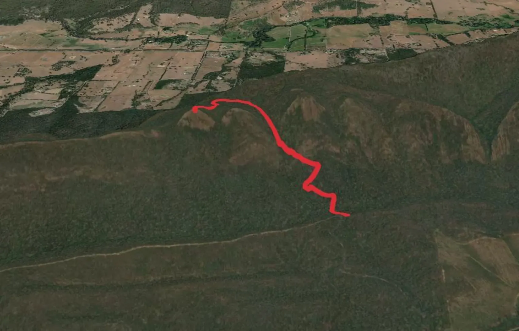 An image depicting the trail South Jawbone Peak Trail and its surrounding area.