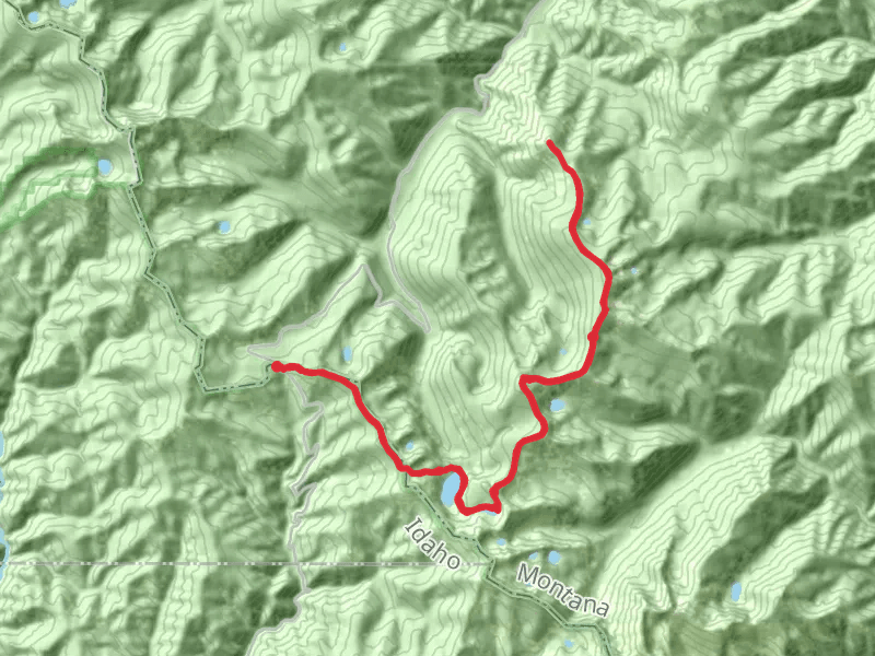 Landowner Mountain and Lightning Peak via Lightning-windfall Trail