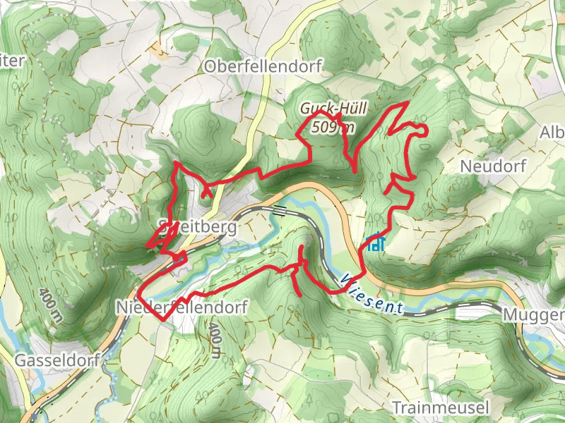 Binghohle, Kirchenweghohle, Schwingbogen and Neideck Castle Loop