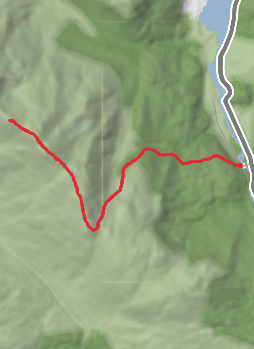 Stirling Hiking mobile static map