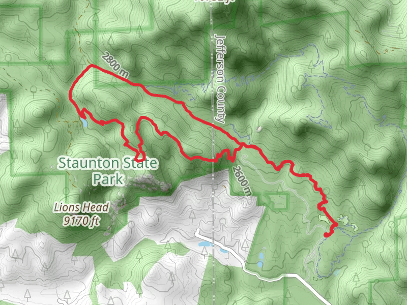 Staunton Ranch and Scout Line Loop Trail