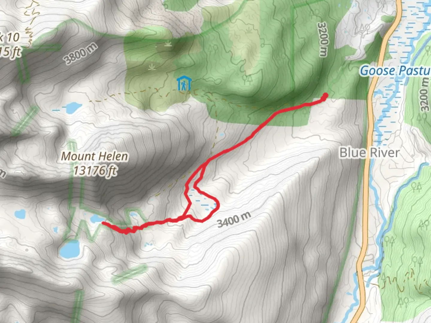 An image depicting the trail Wheeler Trail and Spruce Creek Trail and its surrounding area.