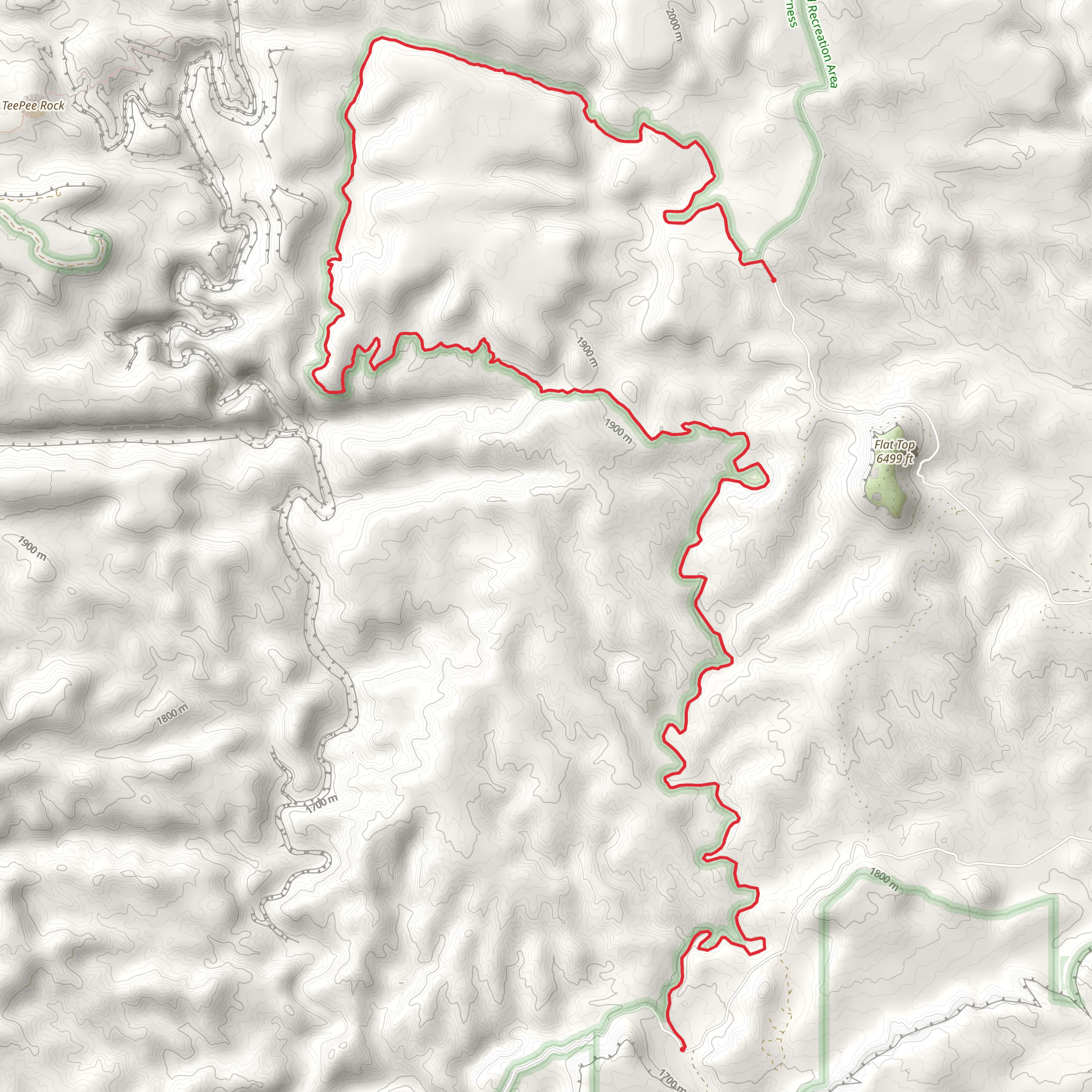 Waterfall Trail mobile static map