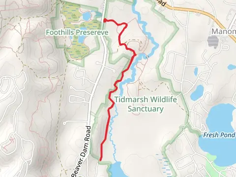 Voulunteer Trail via Entrance Trail