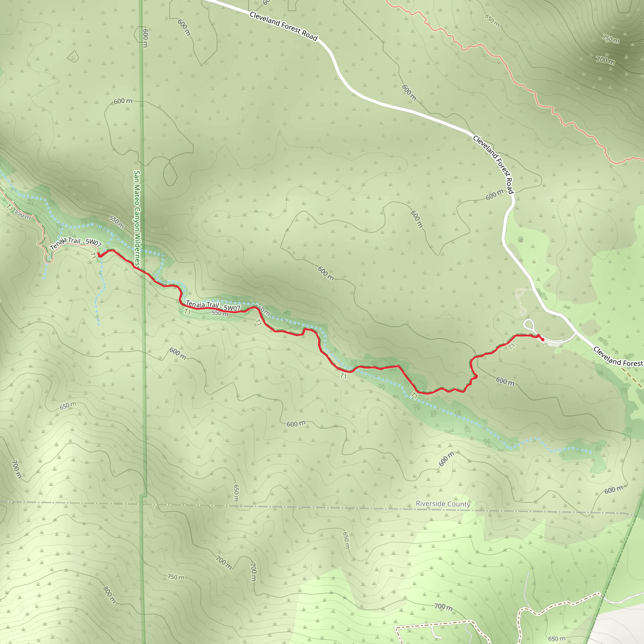 Tenaja Trail Short | Riverside County | California